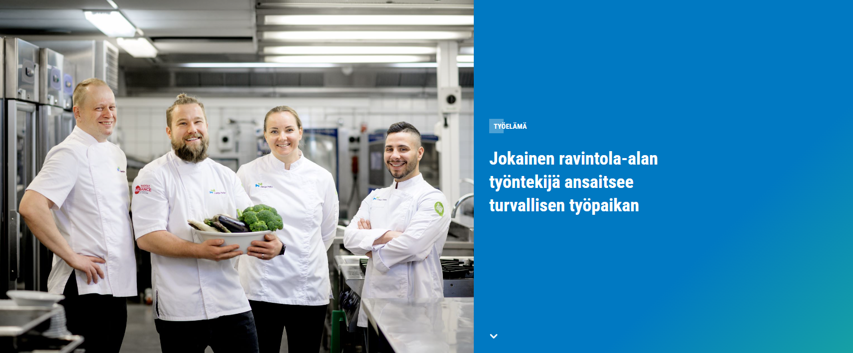 Jokainen ravintola-alan työntekijä ansaitsee turvallisen työpaikan -blogitekstin kansikuva. 