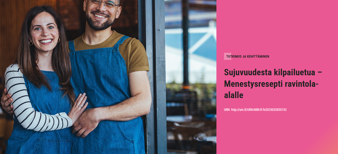 Sujuvuudesta kilpailuetua – Menestysresepti ravintola-alalle -blogitekstin kansikuva, 