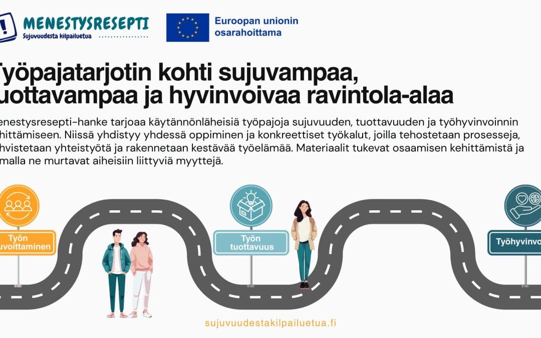 Kehitä työyhteisöä käytännönläheisesti työpajatarjottimen avulla